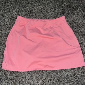 Pink tennis skirt
